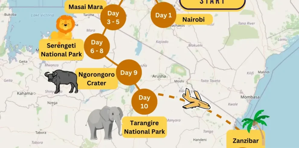 14 & 15-Day Kenya and Tanzania Safari Tour